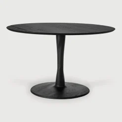 Ronde Eettafel Torsion Gevernist Eikenhout, 127cm
