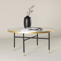 Ronde Salontafel Iyana Glas, 98cm