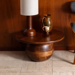 Ronde Salontafel Oblivian Mangohout, 70cm