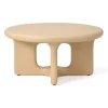 Ronde Salontafel Onomo Mudstone Textuur, 85cm