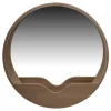 Ronde Spiegel Round Wall Eiken
