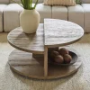 Salontafel Del Rey Eikenhout, 90cm
