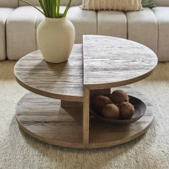 Salontafel Del Rey Eikenhout, 90cm