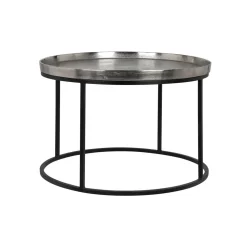 Salontafel Lyam Metaal, Ø70cm