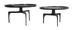 Salontafel Pano Set van 2 stuks, kleur Donker Brons