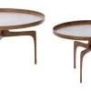Salontafel Pano Set van 2 stuks, kleur Donker Brons