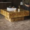 Salontafel Quinn Eucalyptushout, 90 x 90cm