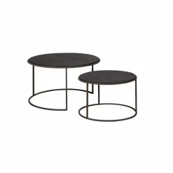 Salontafel Spello Teakhout, Set van 2 stuks