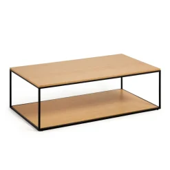 Salontafel Yoana Eikenhout, kleur Zwart