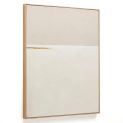 Schilderij Salin Horizontale streep, Linnen, 100 x 80cm