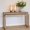 Sidetable Harbour Island Eikenhout, Set van 2 stuks