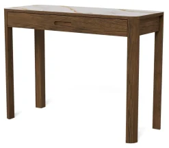 Sidetable Jawana Marmerlook en eikenfineer, 100cm