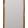 Smalle Spiegel Rania Hout, 120 x 26cm