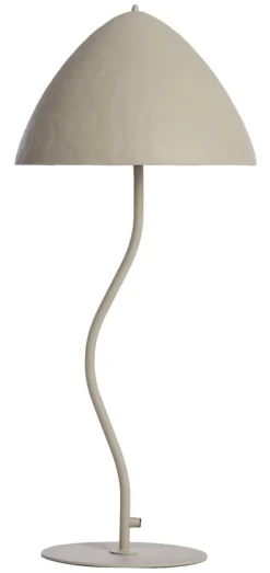 Tafellamp Elimo 67cm, kleur Mat Lichtgrijs