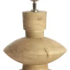 Tafellamp Fiera Mangohout, kleur Naturel (excl. kap)