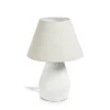 Tafellamp Noara Magnesium, kleur Wit