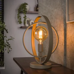 Tafellamp Tricia 1-lamps, kleur Beige