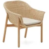 Tuinstoel Galea Teakhout en rattan