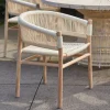 Tuinstoel Saint Tropez Teakhout en touw