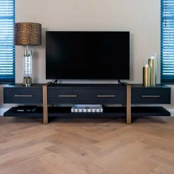 TV-meubel Cambon Eiken, 240cm