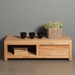 Tv-meubel Corona Teak, met 1 lade