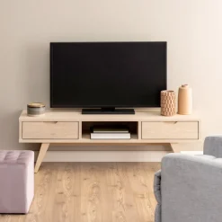 TV-meubel Mads 150cm eikenhout whitewash
