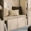 TV-meubel/Bankje Settle Down Met zitkussen, Grenenhout, 108cm, kleur Dust
