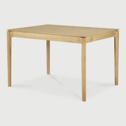 Uitschuifbare Eettafel Bok Gevernist Eikenhout, kleur Naturel