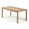 Uitschuifbare Eettafel Briva Eiken Naturel, 180 x 90cm