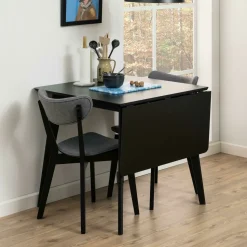Uitschuifbare Eettafel Torkil 80-120 x 80cm