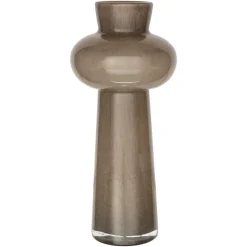 Vaas Lunor 29cm, kleur Taupe