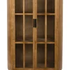 Vitrinekast Marlinda Rubberhout, 140 x 80cm