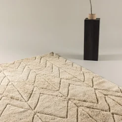 Vloerkleed Natasia Wol, kleur beige