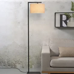 Vloerlamp Boston 160cm, kleur Zwart