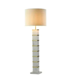 Vloerlamp Celinae Marmer en ijzer