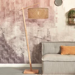 Vloerlamp Java Bamboe, 176cm