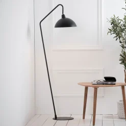 Vloerlamp Orion, mat zwart