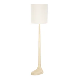 Vloerlamp Rine Mangohout en Linnen