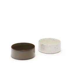 Voerbak Dumbi Set van 2 stuks, Keramiek