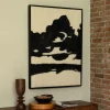 Wanddecoratie Sameer Vilt, 100 x 74cm
