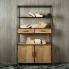 Wandkast Luna Eiken, 200 x 115cm