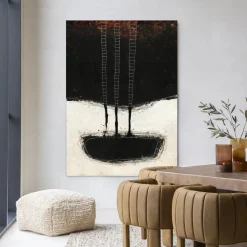 Wandkleed Abstract 15 in maat en frame naar keuze