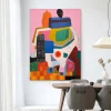 Wandkleed Battle Of Colour in maat en frame naar keuze