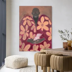 Wandkleed Borrowed Home in maat en frame naar keuze