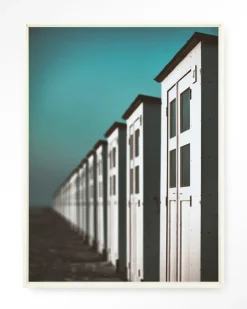 Wandkleed City Life @ The Beach in maat en frame naar keuze