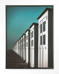 Wandkleed City Life @ The Beach in maat en frame naar keuze