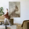 Wandkleed Cloudy Thoughts in maat en frame naar keuze
