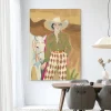 Wandkleed Cowgirl 3 in maat en frame naar keuze