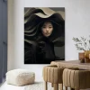Wandkleed Dark Flow in maat en frame naar keuze