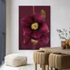 Wandkleed De Elegantie Van De Kerstroos in maat en frame naar keuze